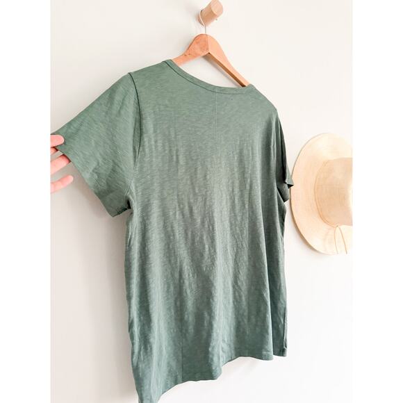 J.Crew Factory | NWT Short-sleeve girlfriend tee Pale Spinach Green | Sz XL - Picture 7 of 8